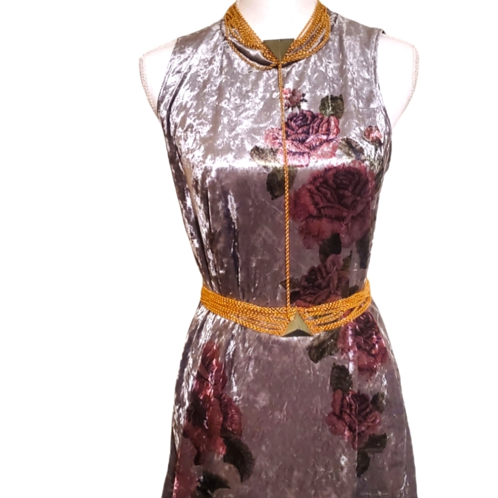 Beautiful Velvet Velour Sleeveless Top, Size M, Soft, luxurious fabric